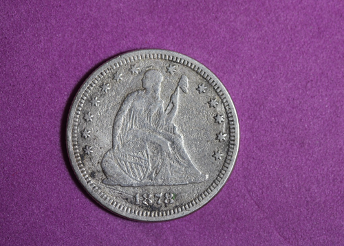1878- Liberty Quarter Dollar Quar. Dol #P33333