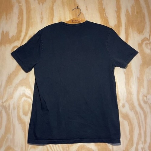 VINCE Crew Neck T-Shirt Black Made In USA Size Medium F10 - Picture 7 of 9