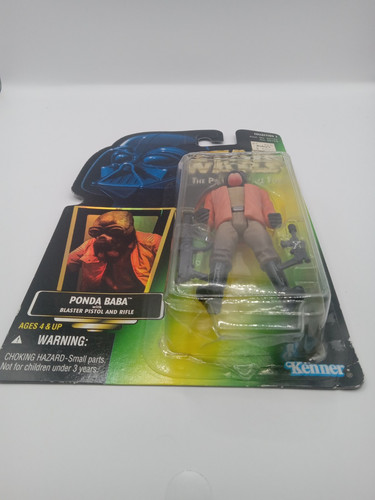 Star Wars: POTF Green Holo Ponda Baba MOC 1996 Kenner - Picture 6 of 6