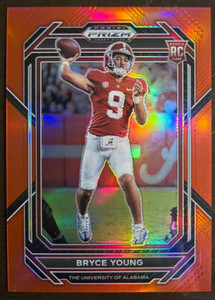2023 Panini Prizm Draft Picks Bryce Young Red 263/299 #101