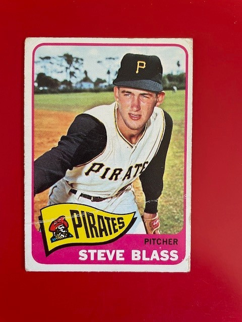 1965 O-Pee-Chee baseball OPC #232 Steve Blass RC - Pittsburgh Pirates VG