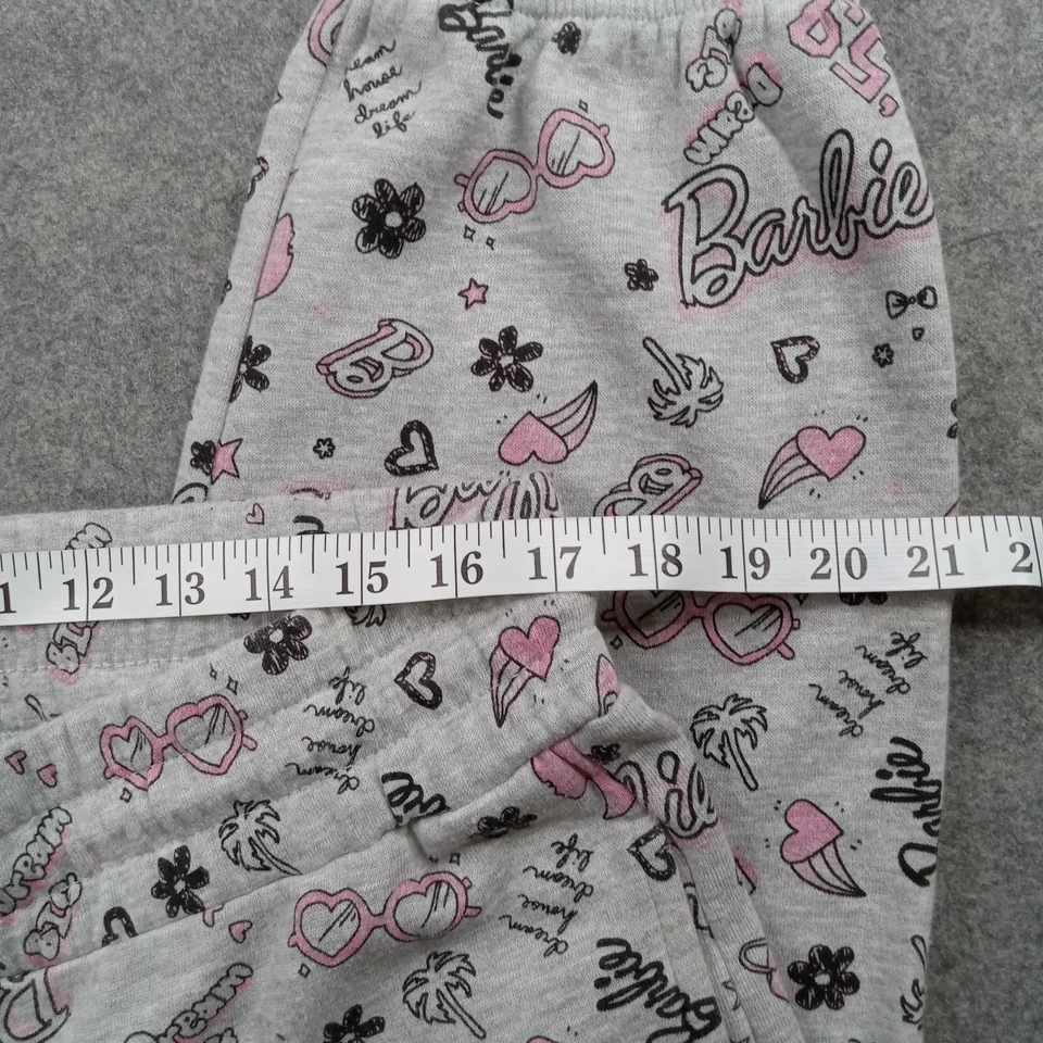 Брюки Barbie женские 2XL легкие вересково-серые спортивные штаны с принтом для отдыха - Изображение 3 из 4