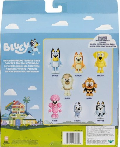 Bluey Neighborhood Friends 8 Stück Figurenset - Bild 3 von 4