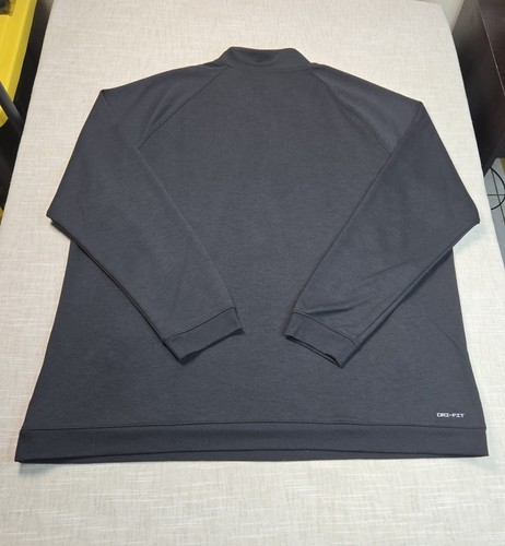 NIKE Air Jordan Golf 1/2 Zip Top 3XL Mens Black Pullover Sweater UV Dri-Fit - Picture 2 of 13