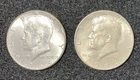 1964 P & D - Set of 2 - 90% Silver John F Kennedy Half Dollars