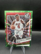 2023-24 Donruss Basketball #173 Victor Oladipo Green Laser Parallel Houston