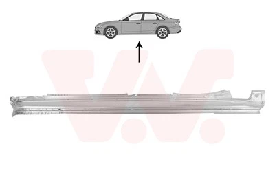 Seitenschweller Einstiegblech links für Audi A4 8EC B7 8E2 B6 8ED 8E5 Seat - Bild 1 von 1