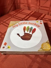 Kate & Milo My Little Turkey Handprint Keepsake Art New
