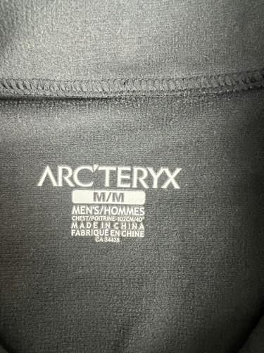 Arc'teryx Covert Cardigan Mens Medium Full Zip Polartec Fleece Jacket Coat Beige - Picture 2 of 15