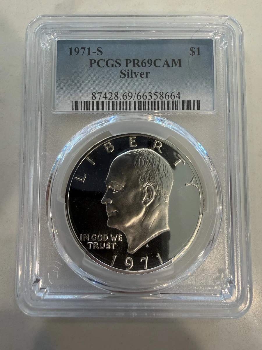 PR 69 Graded Eisenhower Dollars (1971-1978) for sale | eBay