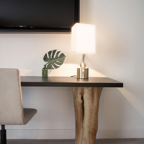 Lampshade Cloth Drum Lampshades for Table Small Indoor Square - Foto 10 di 12