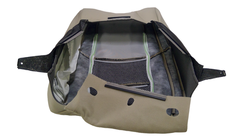 FITS 14-17 DODGE DURANGO FRONT SEAT BACK COVER 5VU45HL1AA - NEW OEM - Picture 3 of 3
