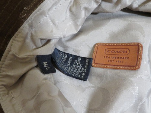 Coach Cuero Cubo Sombrero Hebilla Cinturón Talla M/L Calidad Suave Marrón Gamuza Soho - Imagen 5 de 8