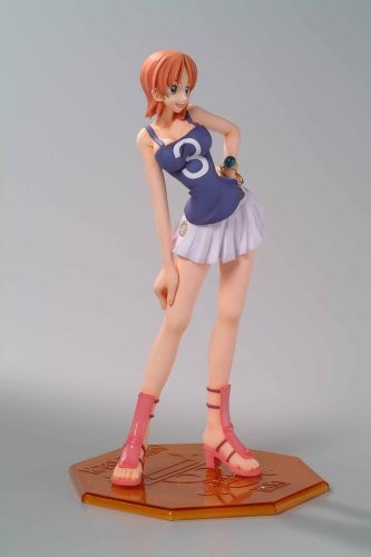 Ritratto di Pirati One Piece Serie IV Nami Figura Dipinta MegaHouse Giappone - Foto 2 di 3