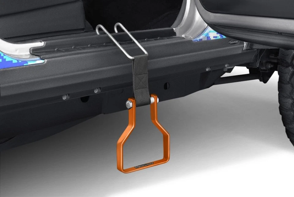 For Jeep Wrangler JK 18 Steinjager J0045862 Stirrup Fluorescent Orange Step Kit Foto 2 de 2