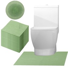 25 Pack Disposable Toilet Mats Absorbent Toilet Floor Protector from Urine, 2...