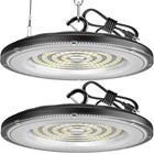 150W 2 Pack UFO LED High Bay Light, 22500LM Lights, 6500K IP66 Waterproof wit...