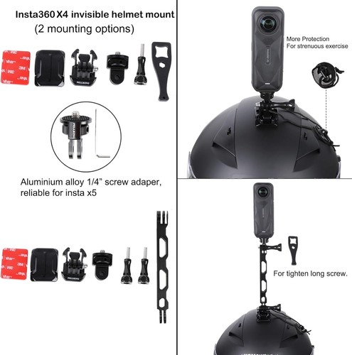Insta360 X4 Comprehensive Accessories: Selfie Stick, Mounts, and Protectors - Picture 11 of 11