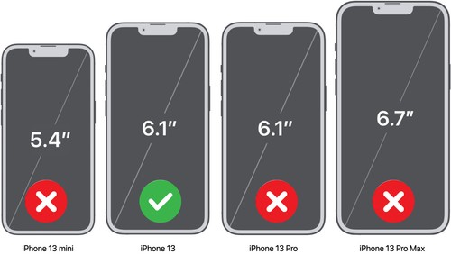 Ecran Remplacement pour iPhone 13 incell + Joint Ecran, Verre trempé et Outils - Photo 4 sur 8