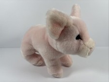 2015 Douglas Cuddle Toy 10  Pink Pig Plush Standing Stuffed Animal Farm Piglet