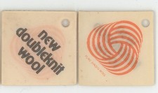Doubleknit Wool 1960's 1 1/4