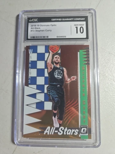 2018 optic all-stars Stephen Curry cgc 10 