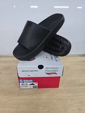 Skechers Arch Fit Horizon Foamies Black Mens Sandal Slide -  Mens US Size 11