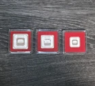 Geiger Edelmetalle .999 Silver Bars 1oz(1), 20g(1), 10g (1)   w/custom holder.