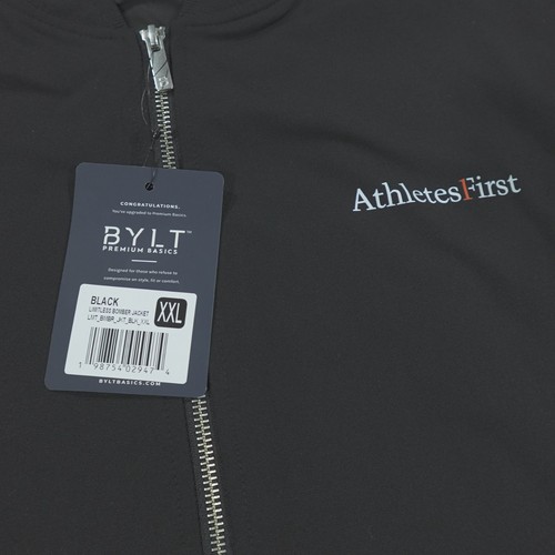 Giacca Bylt uomo XXL pesante peso illimitato bomber full zip capospalla nuova con etichetta - Foto 5 di 12