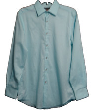 Van Heusen Men's Dress Shirt Size 14 1/2 32/33 Slim fit stretch Flex Collar