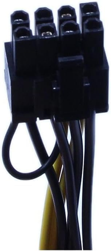 15-Pin SATA Male to 8 Pin (6+2 Pin) Pci-Express Female Video Card Power Adapter - Picture 6 of 12