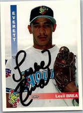 1997 -Lesli Brea- Grandstand Autograph/Signed/Auto Baseball Card #41 Orioles