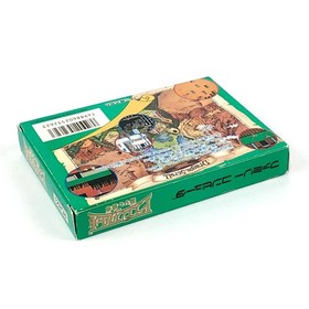 [] Famicom Dragon Scroll Resurrected Demon Dragon Box and Character Card ,