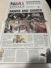 San Antonio Express News, June 11, 2005, NBA Finals: Spurs Vs Pistons, Insert