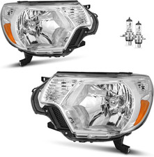 2012-2015 for Toyota Tacoma Halogen Headlight Assembly Compatible Replacement
