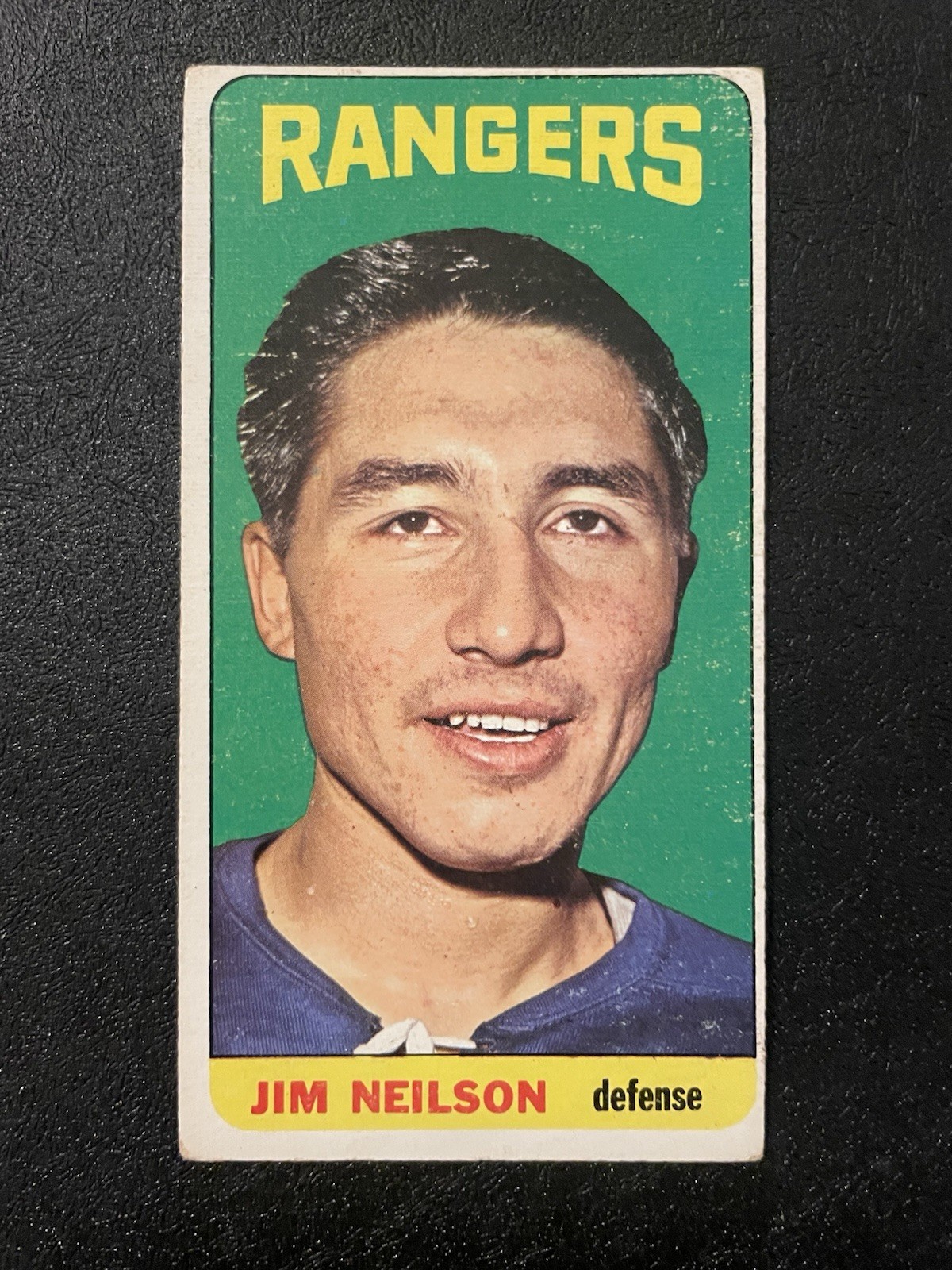 1964-65 Topps Hockey Set Break #103 Jim Neilson New York Rangers!VG-EX