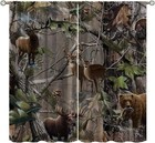 Camo Tree Blackout Curtains Home 42"W x 63"L (Pack of 2), Tree-07 