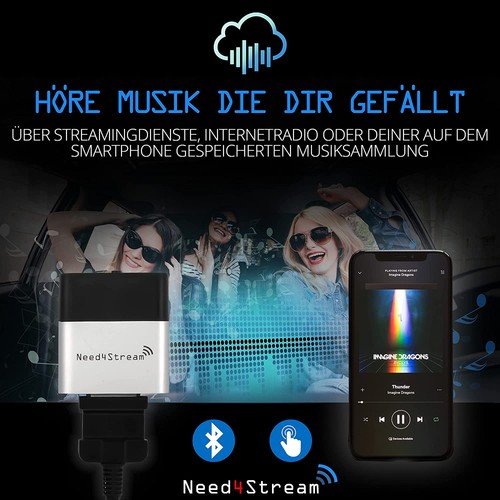 Need4Stream A2DP Interfaz Bluetooth Con Titellisten para BMW Motocicleta R1200RT - Imagen 2 de 3