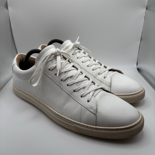 Oliver Cabell Low 1 Minimalist White Leather Sneakers Mens Size EU 44 EUC - Bild 1 von 8