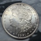 1921 P MORGAN SILVER DOLLAR! BEAUTIFUL UNCIRCULATED Coin! WOW! #4