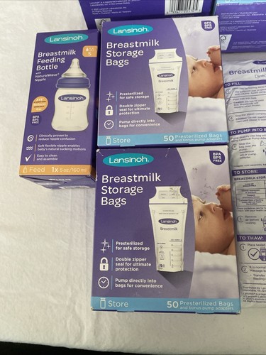 Lansinoh Breastmilk Storage Bags For Breastfeeding Moms Presterilized 324 - Picture 5 of 7