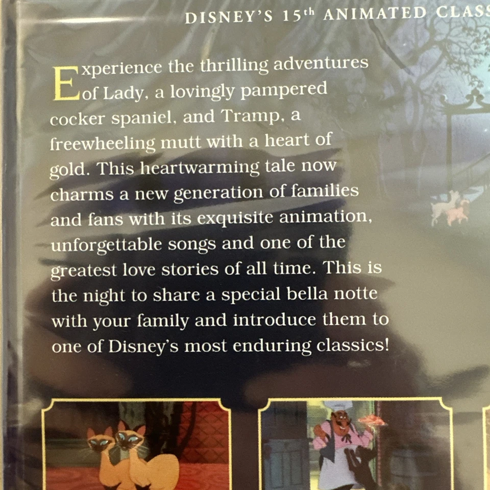 Lady And The Tramp DVD, Diamond Edition, Brand New Sealed Disney - Image 3 of 4