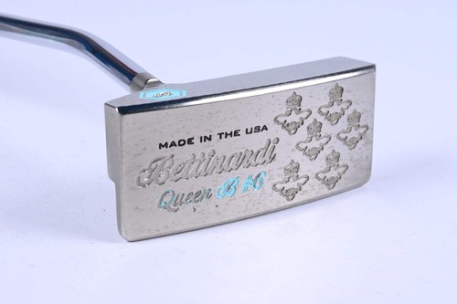 Left Hand Bettinardi Queen Bee Series Silver/Tiffany Blue #6 Putter / 34 Inch - Picture 2 of 8