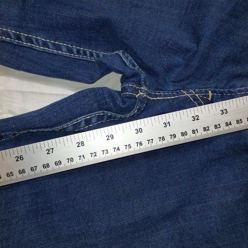 LEVI'S 524 Too Superlow Skinny Jean Women Sz 13M Med Dk Blue Stretch 5-Pocket - Picture 11 of 18