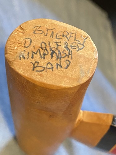 Paleta Indígena Decorativa de The Nimpkish Band, Firmada por Artista, 26" - Imagen 3 de 3