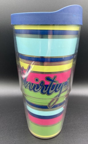 Vaso Tervis de crucero con anclaje a rayas Thirty-One 31 24 oz - Imagen 2 de 12