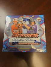 2022 Bowman Baseball Sapphire Edition Factory Sealed Hobby Box 1 Auto