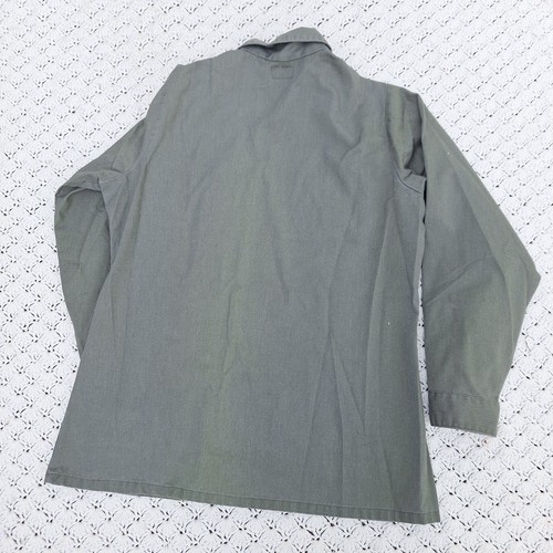 Vtg OG-507 Military US Army Dura Press Utility Shirt Fatigue Button Up - 15 1/2 - Picture 5 of 7