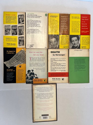 x8 Book LOT Vintage Josephine Tey Set Miss Pym Disposes The Singing Sands Bundle - Picture 4 of 4