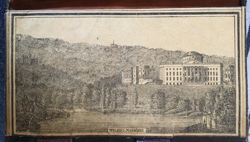 1820 Notizbüchlein mit 4 Stahl- oder Kupferstichen mit Kalender - Bild 6 von 9